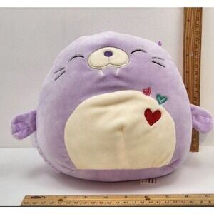 Squishmallow 8" Valentine Winnie the Purple‎ Walrus